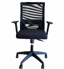 Silla Gerencial Modamob Modelo Eclipse, Respaldo De Malla, Piston De Gas C3 120kg, Reposabrazos, Soporte Lumbar, Color Negro