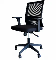 Silla Gerencial Modamob Modelo Eclipse, Respaldo De Malla, Piston De Gas C3 120kg, Reposabrazos, Soporte Lumbar, Color Negro