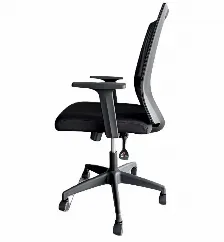 Silla Gerencial Modamob Modelo Eclipse, Respaldo De Malla, Piston De Gas C3 120kg, Reposabrazos, Soporte Lumbar, Color Negro