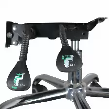 Silla Gerencial Modamob, Modelo Orion, Respaldo Tipo Mesh, Piston De Gas C3 120kg, Base Metalica Con 5 Ruedas, Color Verde Con Negro