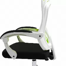 Silla Gerencial Modamob, Modelo Orion, Respaldo Tipo Mesh, Piston De Gas C3 120kg, Base Metalica Con 5 Ruedas, Color Verde Con Negro