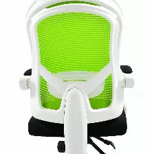 Silla Gerencial Modamob, Modelo Orion, Respaldo Tipo Mesh, Piston De Gas C3 120kg, Base Metalica Con 5 Ruedas, Color Verde Con Negro