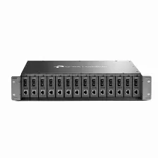 Chasis P/montaje Rack Tp-link/14ptos/p/convertidor De Medios/tl-mc1400