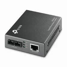 Convertidor De Medios Tp-link Gigabit Multi-mode Media Converter, Mc200cm 1x 1000m Sc, 1x 1000m Rj45, Ieee 802.3ab And Ieee 802.3z