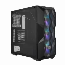 Gabinete Cooler Master Masterbox Td500 Mesh Midi-tower Con Ventana, 3x Vent. Argb, Negro