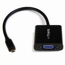 Cable Convertidor Startech De Micro Hdmi A Vga, Negro