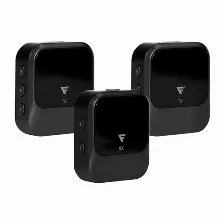 Kit De 2 Microfonos Y 1 Receptor Inalambricos Game Factor Mcl650, 8hr, Usb-c 2.4 Ghz, 3.5mm, Negro