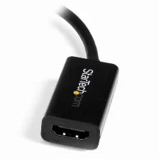 Conversor De Vídeo Mini Displayport A Hdmi, Adaptador Activo 4k 30hz - Negro, (mdp2hd4ks)