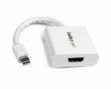 Cable Adaptador Startech De Mini Displayport Macho, A Hdmi 19 Pines Hembra, 10cm Blanco