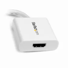 Cable Adaptador Startech De Mini Displayport Macho, A Hdmi 19 Pines Hembra, 10cm Blanco
