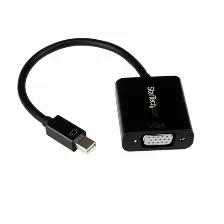 Adaptador Vídeo Startech.com Mini Displayport A Vga (d-sub), 0.18 M, Negro