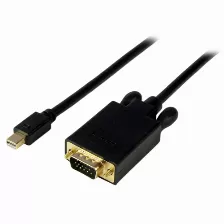 Adaptador Vídeo Startech.com Mini Displayport A Vga (d-sub), 0.91 M, Negro