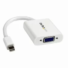 Adaptador Vídeo Startech.com Mini Displayport A Vga (d-sub), 0.13 M, Blanco