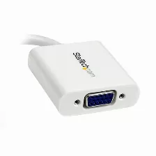 Adaptador Vídeo Startech.com Mini Displayport A Vga (d-sub), 0.13 M, Blanco