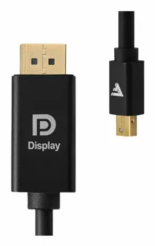 Cable Game Factor Mini Displayport A Displayport Mdtd400, Ultra Hd 4k, 21 Gbps, 2m, Negro
