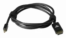 Cable Game Factor Mini Displayport A Displayport Mdtd400, Ultra Hd 4k, 21 Gbps, 2m, Negro