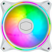 Ventilador Cooler Master Masterfan Mf120 Halo Rgb, 120mm, Blanco