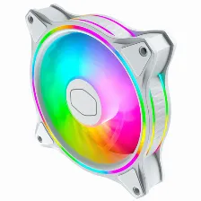 Ventilador Cooler Master Masterfan Mf120 Halo Rgb, 120mm, Blanco