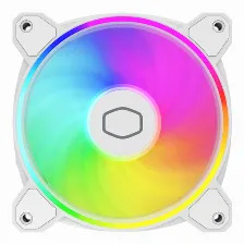 Ventilador Cooler Master Mf120 Halo White Edition, 120mm, Argb, Blanco