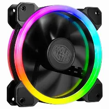 Ventilador Cooler Master Masterfan Mf120 S2, 120mm, Argb, Aura Sync, 1200 Rpm, Negro