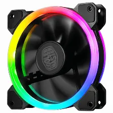 Ventilador Cooler Master Masterfan Mf120 S2, 120mm, Argb, Aura Sync, 1200 Rpm, Negro