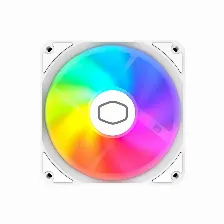 Kit 3 Ventiladores Cooler Master Mf120 Lite Argb, Blanco