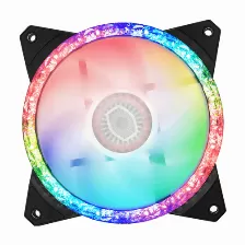 Kit 3 Ventiladores Cooler Master Masterfan Mf120 Prismatic, 120mm, Argb, Negro