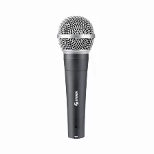 Microfono Profesional Para Voz Steren Mic-1058 Unidireccional, Alambrico, Filtro Reductor De Ruido