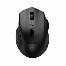 Mouse Quaroni Mictn1 óptico, 6 Botones, 2000 Dpi, Usb Tipo A, 20 M, Negro