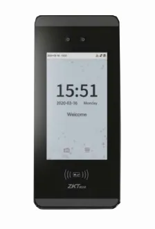 Seg Zkteco Mini-ac-plus, Negro, -10 - 45 °c, 10 - 90%, 91.9 Mm, 21.5 Mm, 202.9 Mm