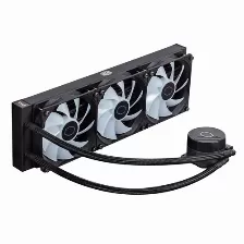 Enfriamiento Liquido Cooler Master Masterliquid 360l Core Argb, 360mm, 1750rpm, Negro