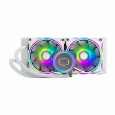 Enfriamiento Liquido Cooler Master Masterliquid Ml240 Illusion, 240mm, Rgb, Blanco