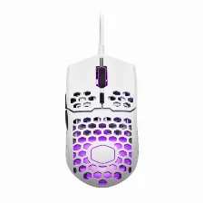 Mouse Gamer Cooler Master Mm711, Alambrico, Usb, 6 Botones, 16000 Dpi, Cable 1.8mts, Blanco Mate