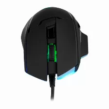 Mouse Vorago Start The Game Mo-504 Rgb Configurable Con Software, Hasta 6400 Dpi, Usb 2.0 Negro