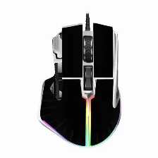Mouse Laser Gaming, Game Factor Mog602, 19000 Dpi, 8 Botones Programables, Macros, Usb 2.0, Negro