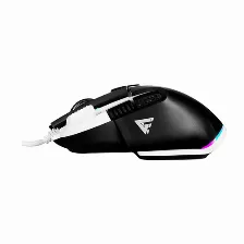 Mouse Laser Gaming, Game Factor Mog602, 19000 Dpi, 8 Botones Programables, Macros, Usb 2.0, Negro
