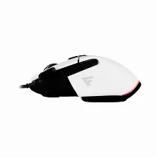 Mouse Laser Game Factor Mog602, 19000 Dpi, 8 Botones Programables, Macros, Blanco