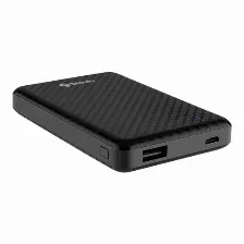 Power Bank Steren Mov-1058 5000 Mah, 3.7 V, Universal, Usb, Negro