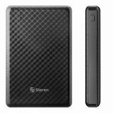 Power Bank Steren Mov-1058 5000 Mah, 3.7 V, Universal, Usb, Negro