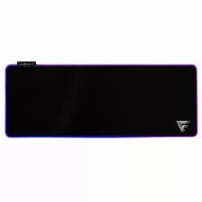 Mousepad Gamer Factor Mpg500, Rgb, Dimensiones 80 X 30, Lx Extra Largo, Microfibra, Negro