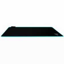 Mousepad Gamer Factor Mpg500, Rgb, Dimensiones 80 X 30, Lx Extra Largo, Microfibra, Negro
