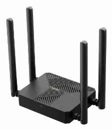 Router Inalambrico Mercusys Ax1500, 4 Antenas, Wi-fi 6, 2 Rj-45, 1501 Mbit/s, Negro