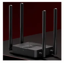 Router Inalambrico Mercusys Ax1500, 4 Antenas, Wi-fi 6, 2 Rj-45, 1501 Mbit/s, Negro