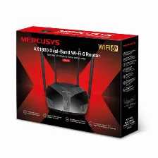 Ruteador Inalambrico Mercusys Mr70x, 4 Antenas, Doble Banda, Wi-fi6, 4 Puertos Lan, 1x Wan