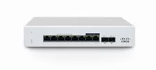 Switch Cisco Meraki Ms130 Compact Gestionado, Rj-45 8, Gigabit Ethernet (10/100/1000), 1u, Aluminio