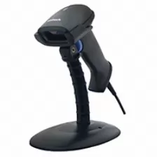 Lector De Codigo De Barras Laser Unitech Ms836-sucb00-sg, 1d, Usb, Incluye Base, Color Negro