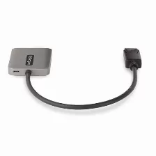 Adaptador Vídeo Startech.com Displayport A 2 X Dvi, 0.3 M, Gris