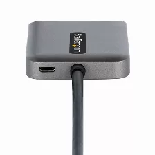 Adaptador Vídeo Startech.com Displayport A 2 X Hdmi, 0.3 M, Negro, Gris