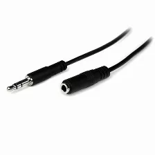 Cable De Audio Startech.com 3,5mm A 3,5mm, 2 M, Negro