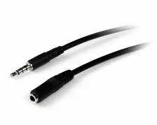 Cable De Audio Startech.com 3,5mm A 3,5mm, 2 M, Negro